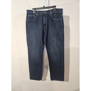 Calvin Klein Jeans Size 36x31 (Tag 36x32) Slim Fit Dark Wash Straight Men's